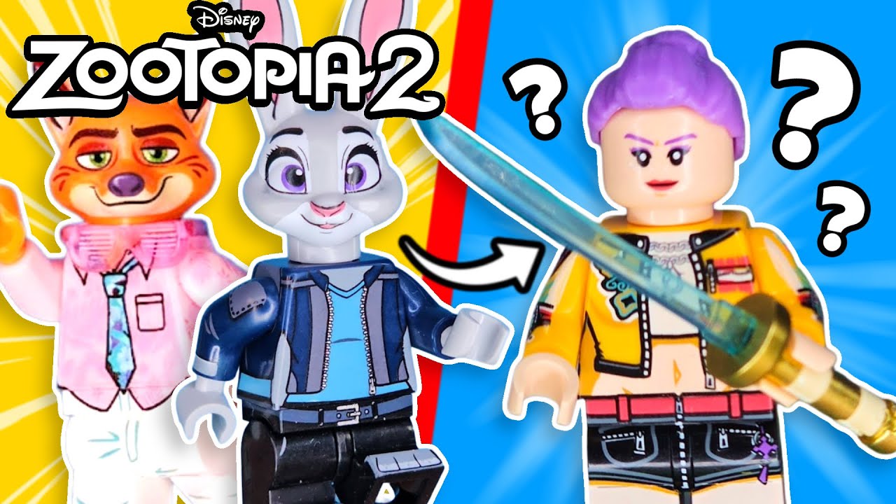 I recreated POPULAR ANIMATION MOVIES in LEGO…