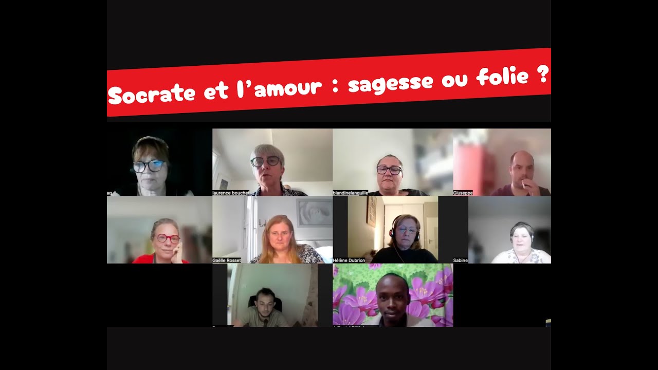 Socrate et  l'amour, sagesse ou folie ?