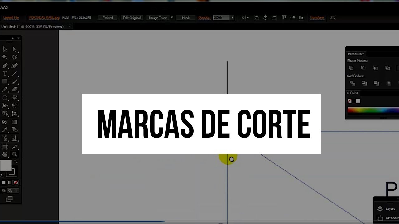 COMO PONER MARCAS DE CORTE CON ILLUSTRADOR