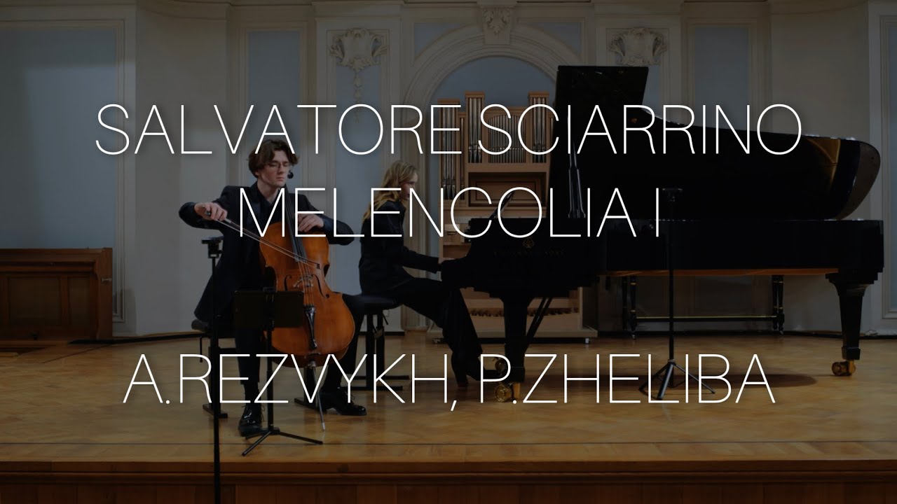 Salvatore Sciarrino - Melencolia for cello and piano (1980)