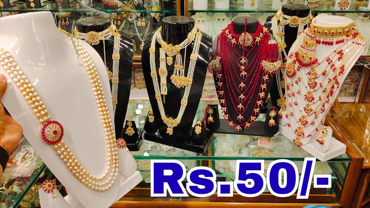 Charminar Pearls Jewellery Direct manufacture Price Ladbazar Wholesale Market Hyderabad