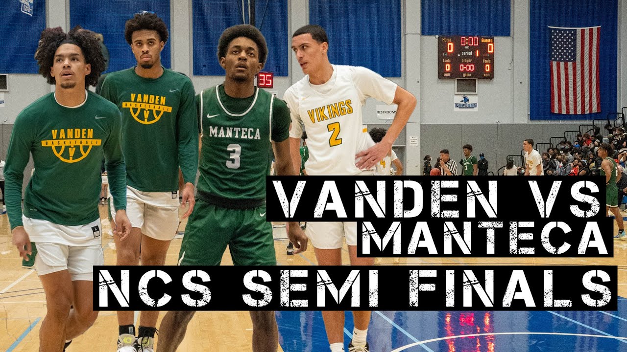 Tyler Thompson Went CRAZY In The NCS Semi Finals!!!! Vanden vs. Manteca High School
