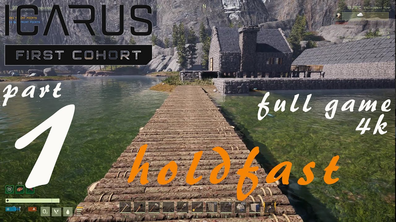 ICARUS - HOLDFAST Gameplay Walkthrough Part 1 4K PC No Commentary