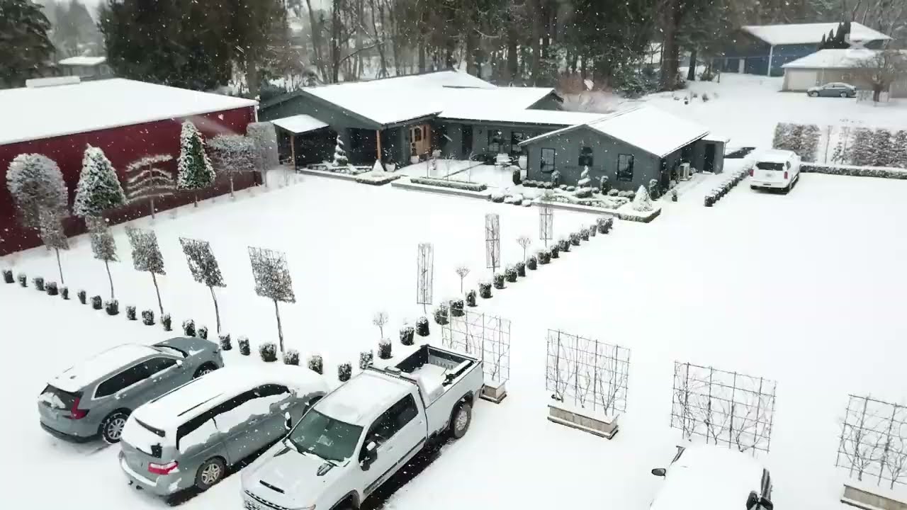 Snow at Bountiful Farms!