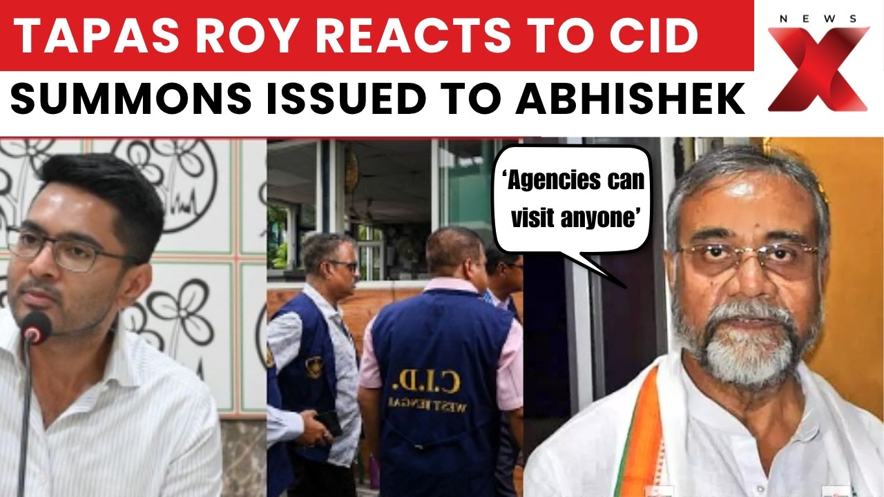 Abhishek Banerjee CID Row: Tapas Roy Reacts To CID Summons Issued To Abhishek Banerjee | NewsX