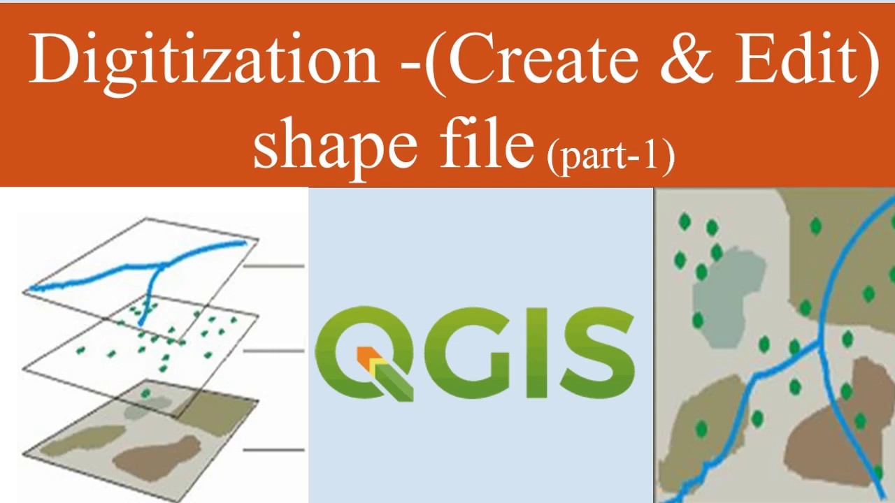 Digitization of Shape file (Create & Edit) l Part-1 Point & Line