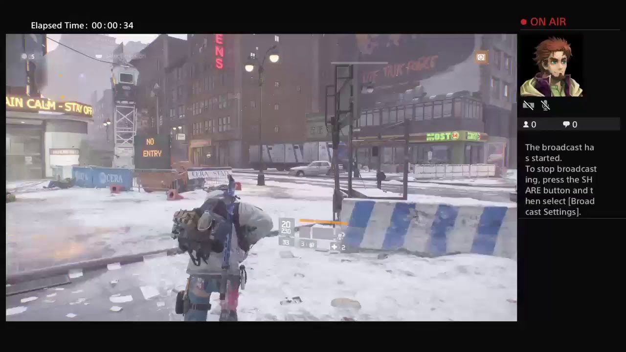 Showstopper without tac link and with tac link (The Division)