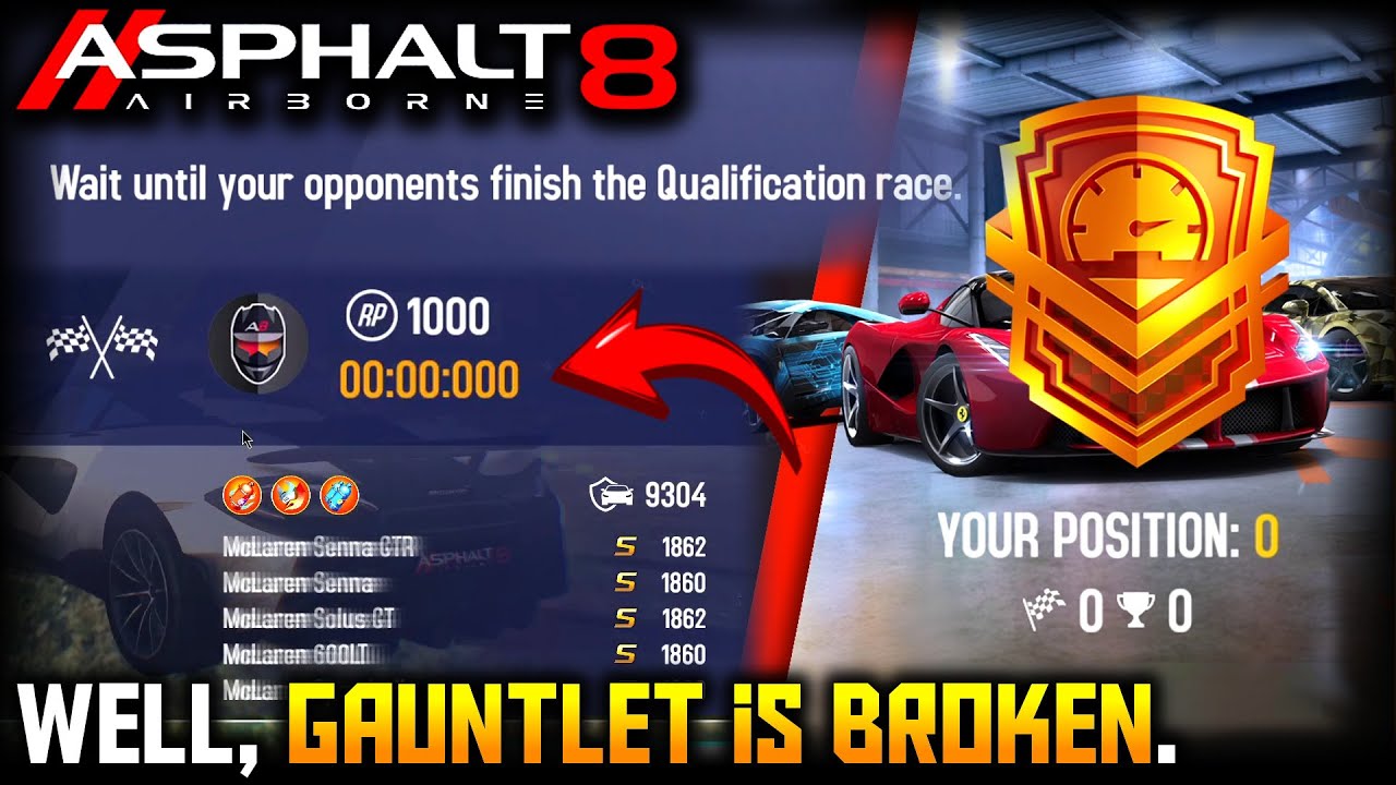 McLaren Gauntlet Team... But Something's Wrong. (Asphalt 8)