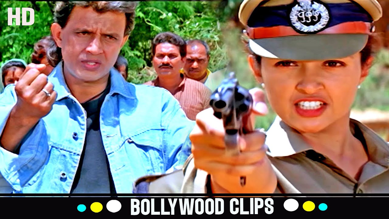 शंकर, मैं तीन तक गिनूंगी… खुद को कानून के हवाले करो वरना गोली मार दूंगी🔥 | Mithun Chakraborty Action