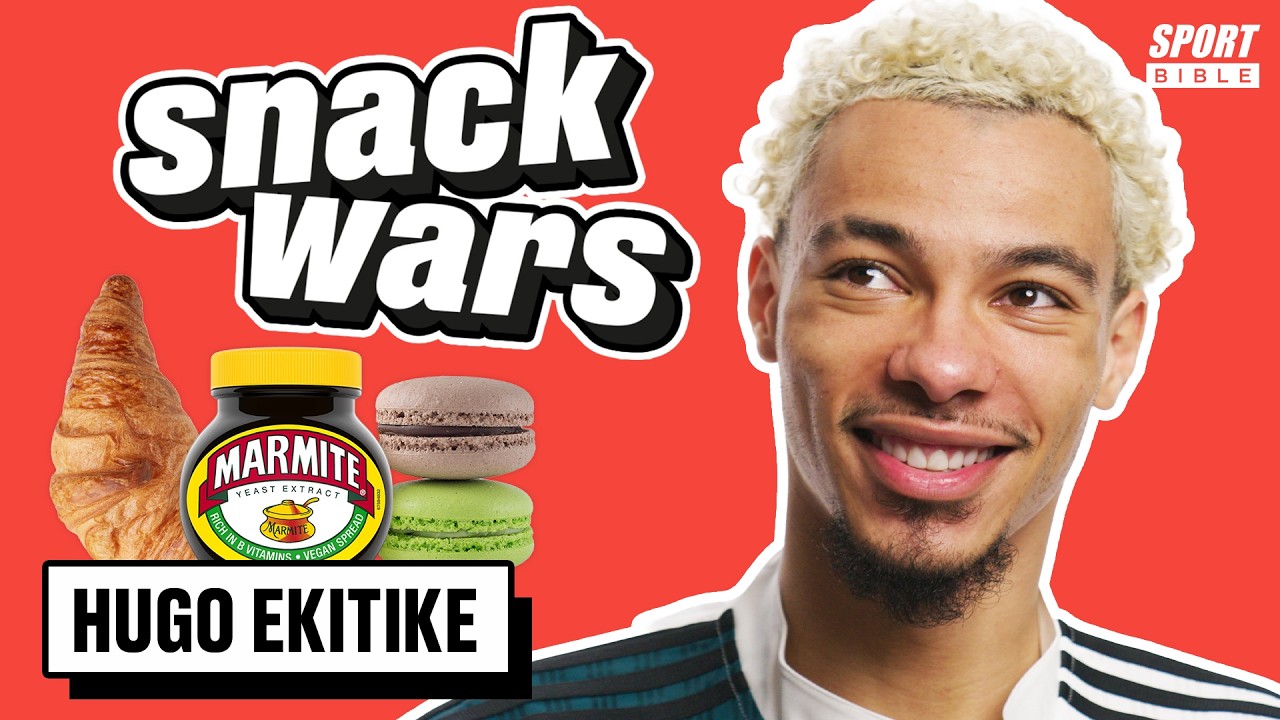 Liverpool Striker Hugo Ekitike Rates British vs French Food | Snack Wars