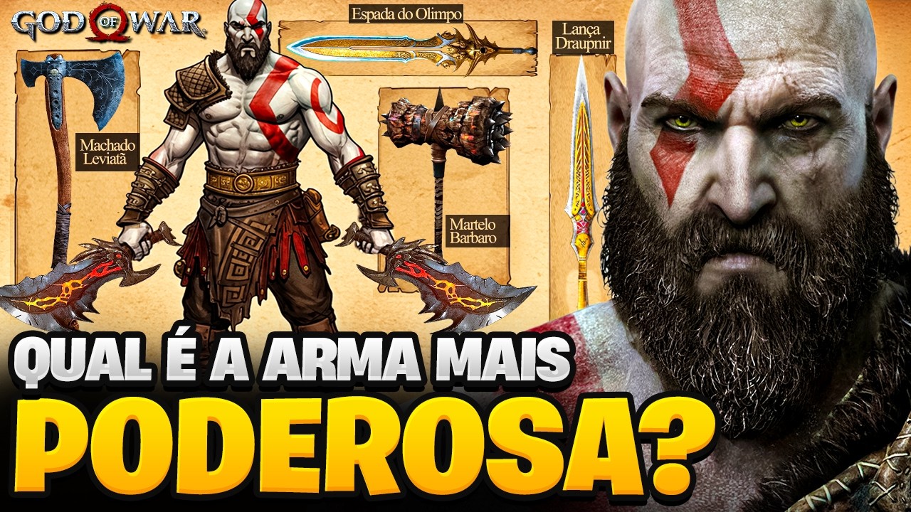 Você Aguentaria Usar as Armas de God of War na VIDA REAL?
