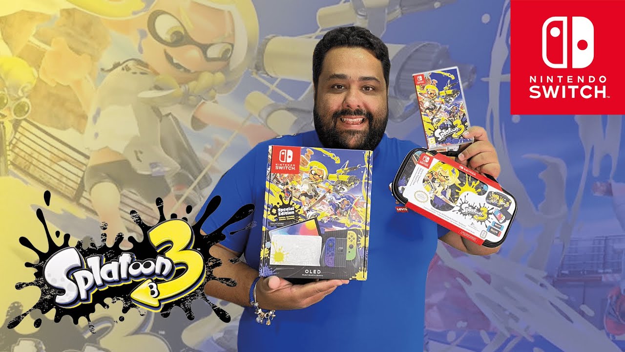 UNBOXING DE NINTENDO SWITCH OLED EDICIÓN SPLATOON 3!!!