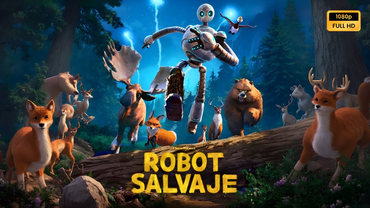 Robot Salvaje 2022 Pelicula completa en espa&ntilde;ol explicada, rese&ntilde;a y hechos