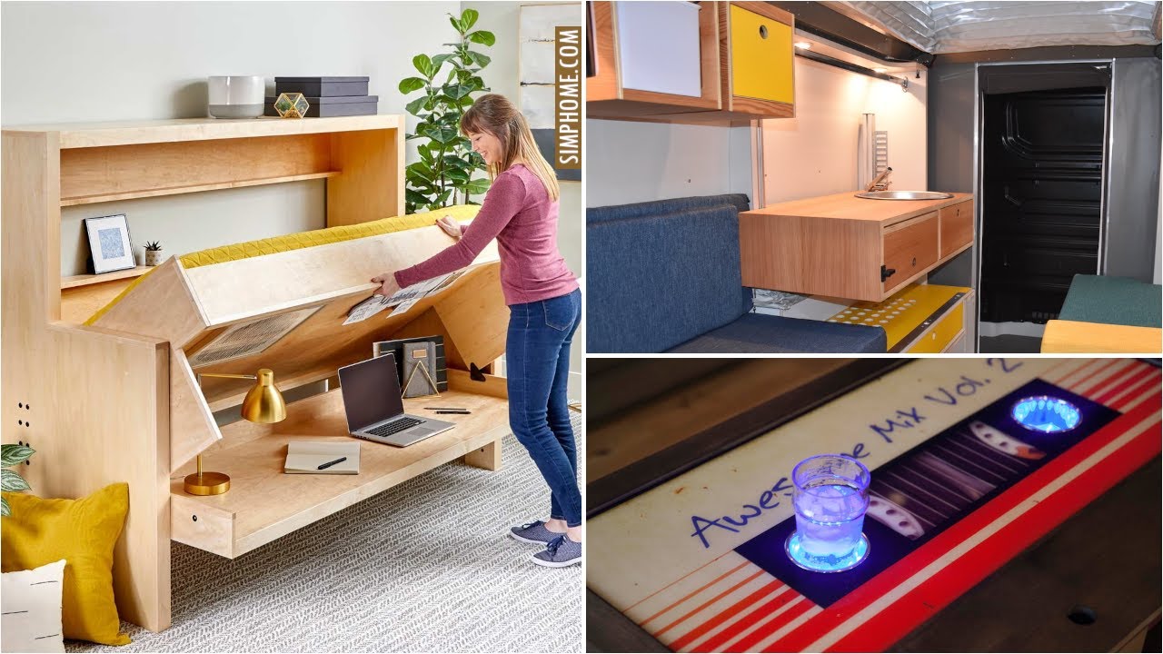 12 Folding Desks and Space Saving Ideas