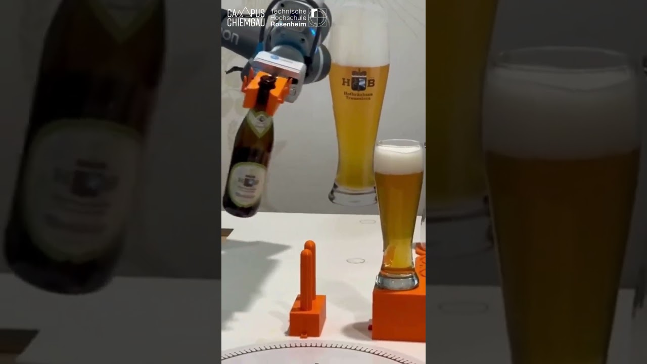 &bdquo;Wei&szlig;bier Einschenken 2.0&ldquo; by a Collaborative Robot
