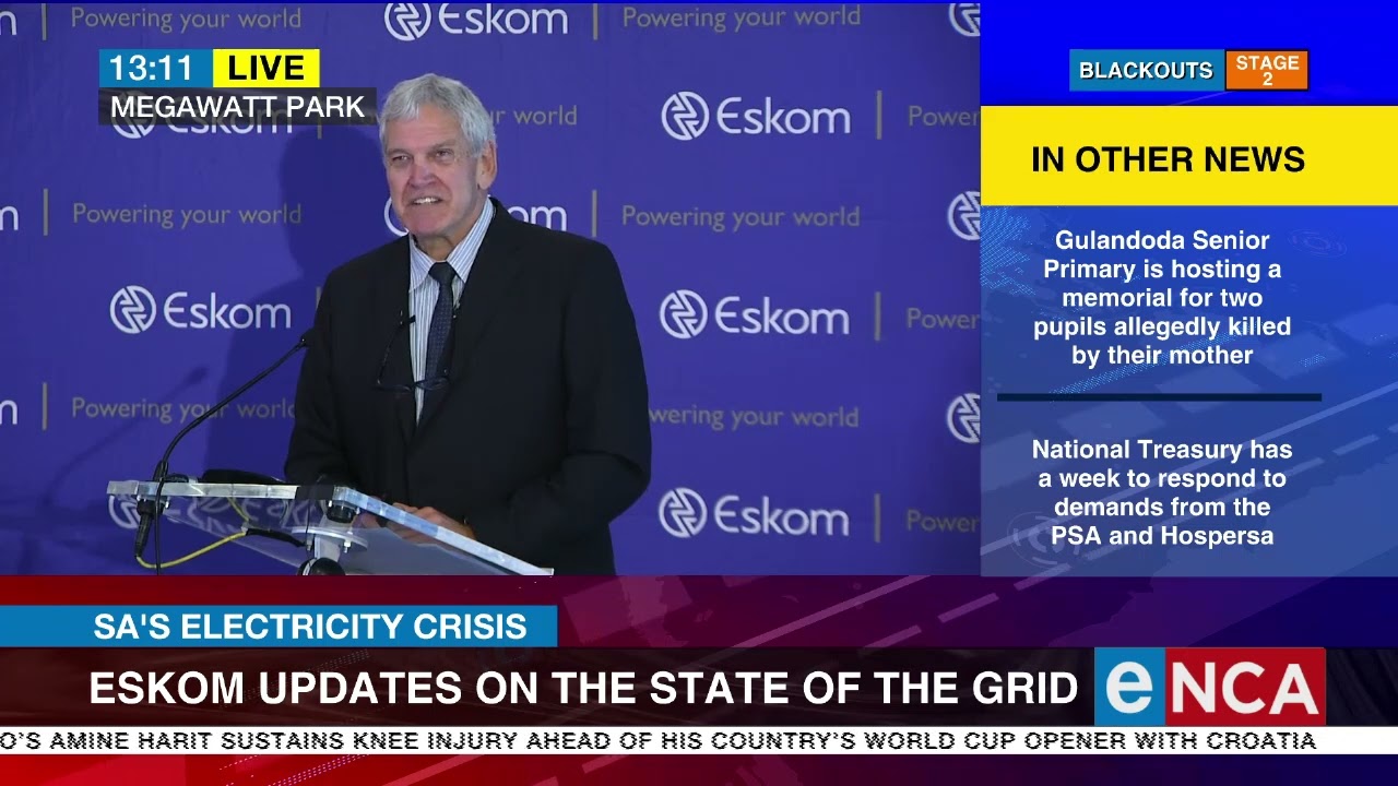 SA's Electricity Crisis | Eskom updates on the state of the grid