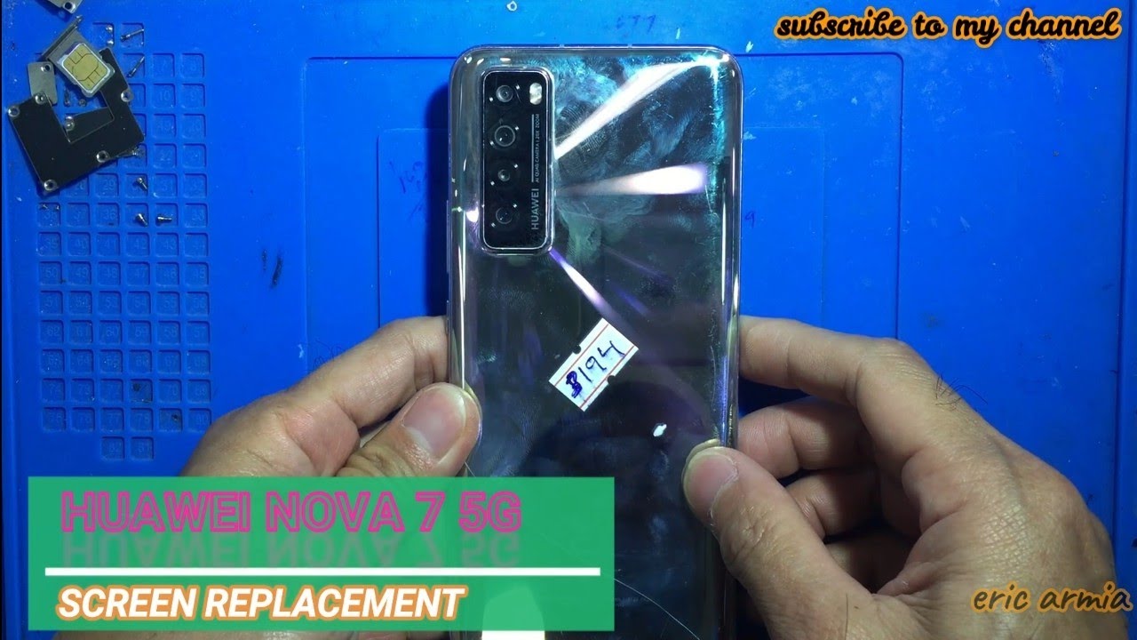 HUAWEI NOVA 7 5G - NOVA 7 - (JEF-NX9) - LCD SCREEN REPLACEMENT - CHANGE DISPLAY