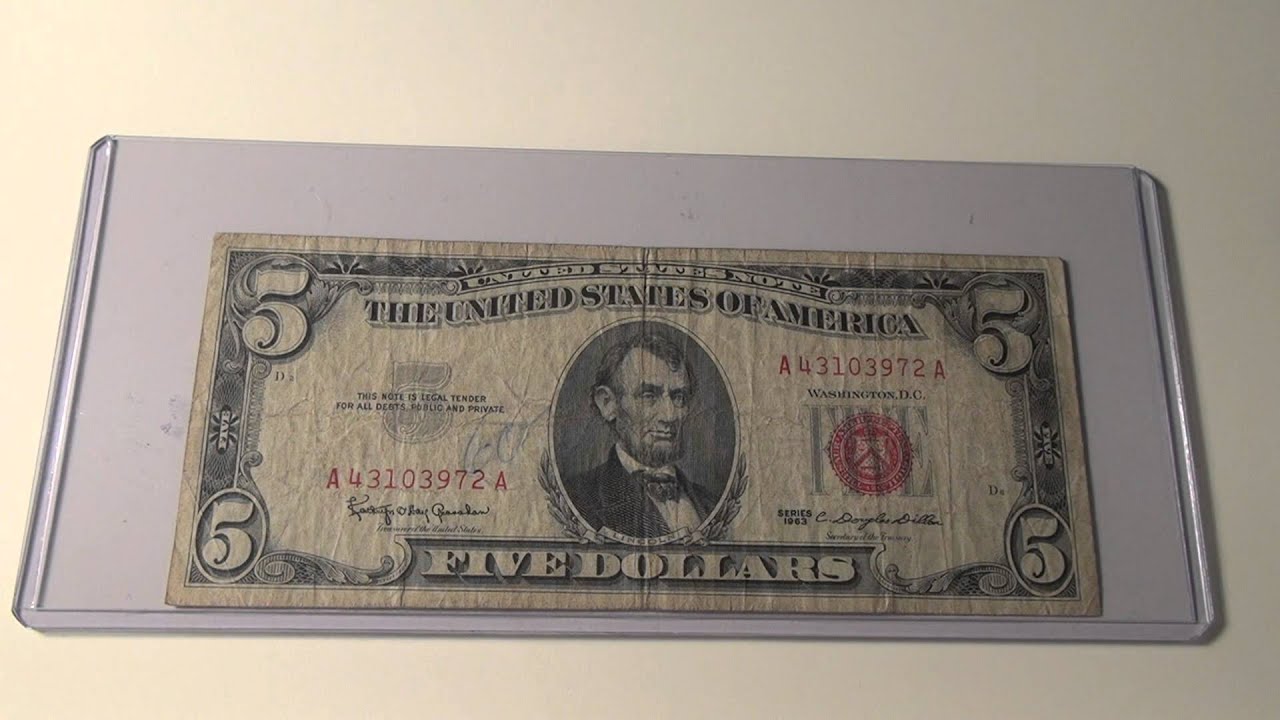 1963 $5 United States Note