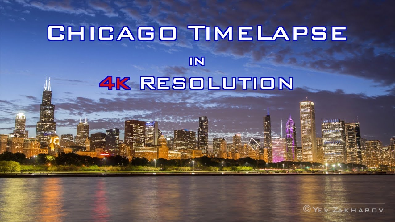 Chicago Cityscape Timelapse - 4K