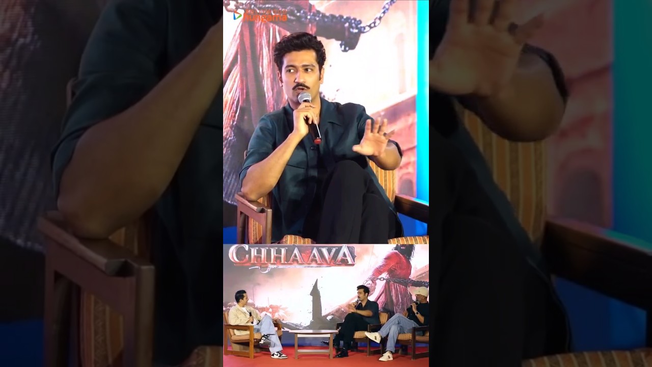AMAZING 🔥 #vickykaushal shares some interesting insights of #chhaava climax #shorts #akshayekhanna