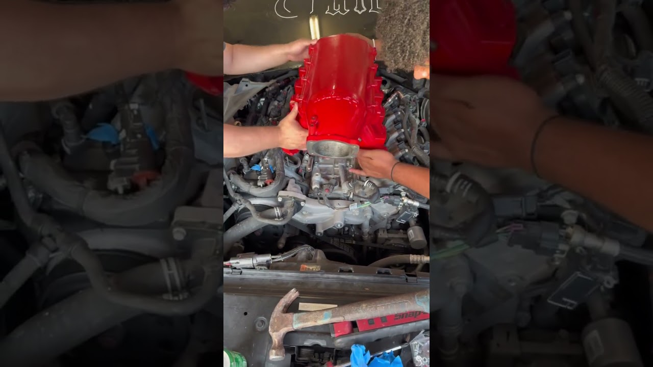 Holley Hi-Ram Intake Manifold Install On a 2017 Camaro 2ss.  #camaro2ss #camaro #holleyperformance