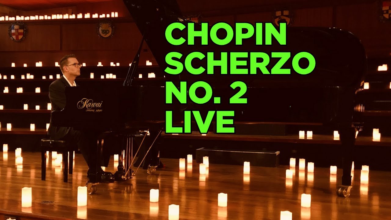 Chopin Scherzo No. 2 in B flat minor - Live Performance 