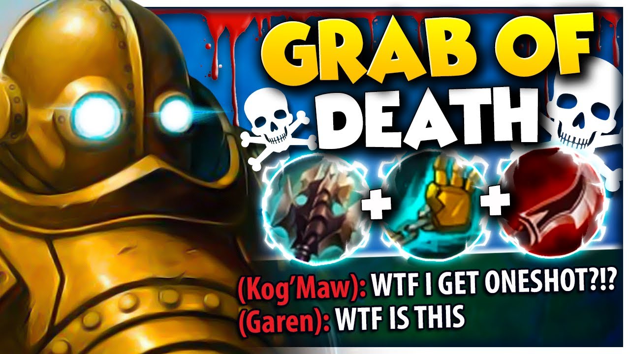 Blitzcrank...but if you get hit by Q you instantly get one-shot for +4k DMG 🤣🤖