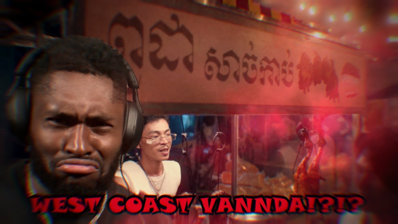 WEST COAST VIBES!!!!! VANNDA - អាមុំបងអើយ (BAD LIL BOO) [OFFICIAL MUSIC VIDEO] REACTION!!!