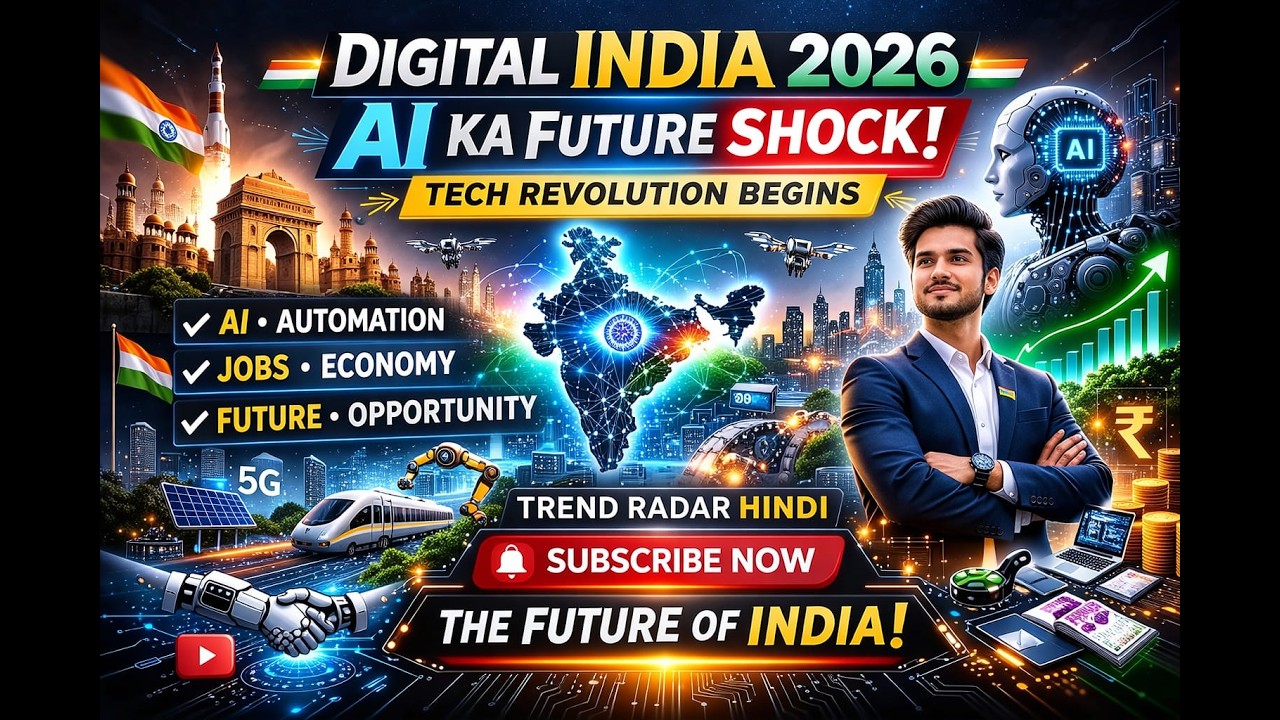 Digital India Tech Tez 2026 | Strong Tech Trends | AI & Future Technology Update | Trend Radar Hindi