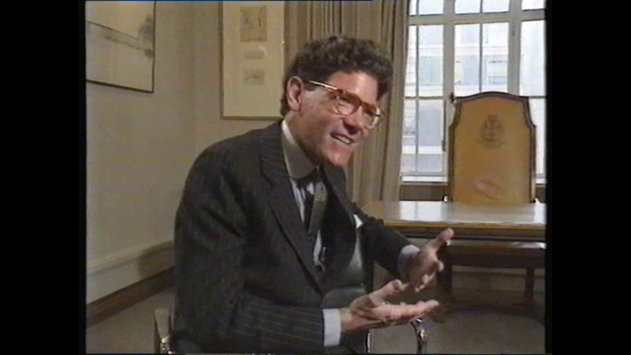 Colin Davies talks about Poundbury on Newsnight BBC2 1989