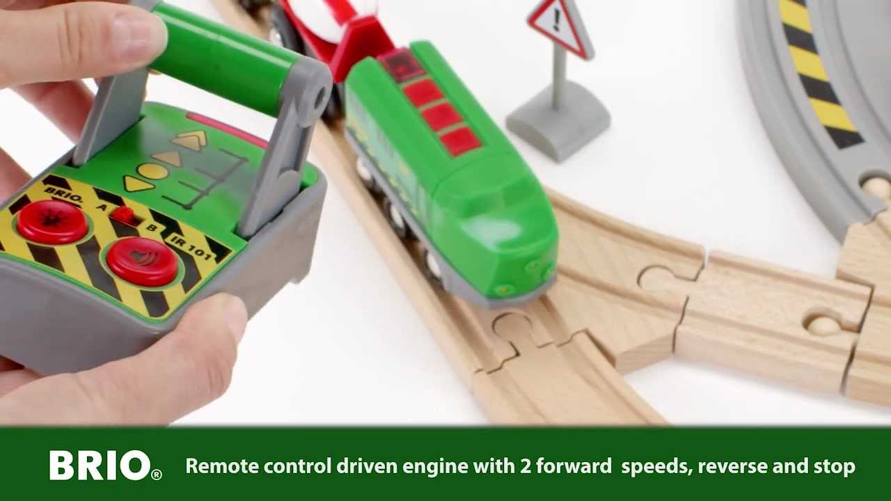 BRIO World - 33517 Battery-Powered Remote Control Train Set