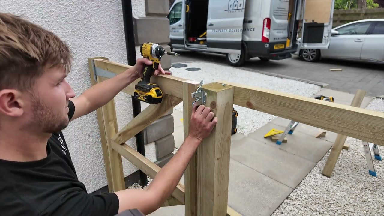 How to Build a Small Garden Gate & Fence | Clean, Strong & Simple