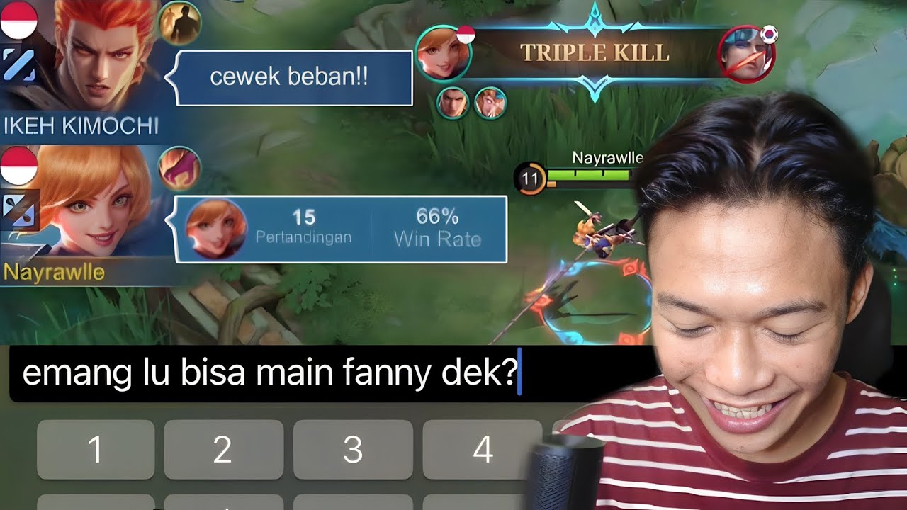 PRANK NYAMAR JADI CEWEK PAKAI FANNY!! DI HINA DI AWAL DI PUJI DI AKHIR?? - Mobile Legends