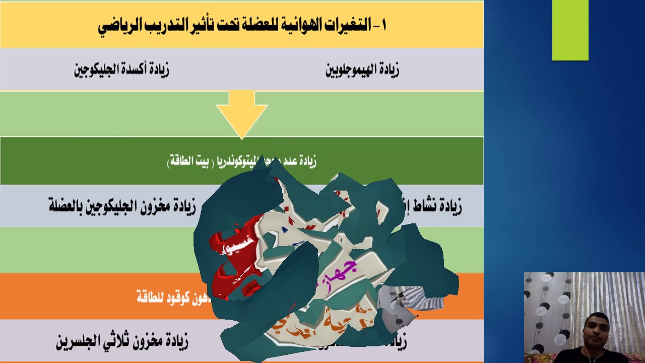 فسيولوجيا التدريب الرياضي لطلبة وطالبات الفرقة الثانية بكلية التربية الرياضية