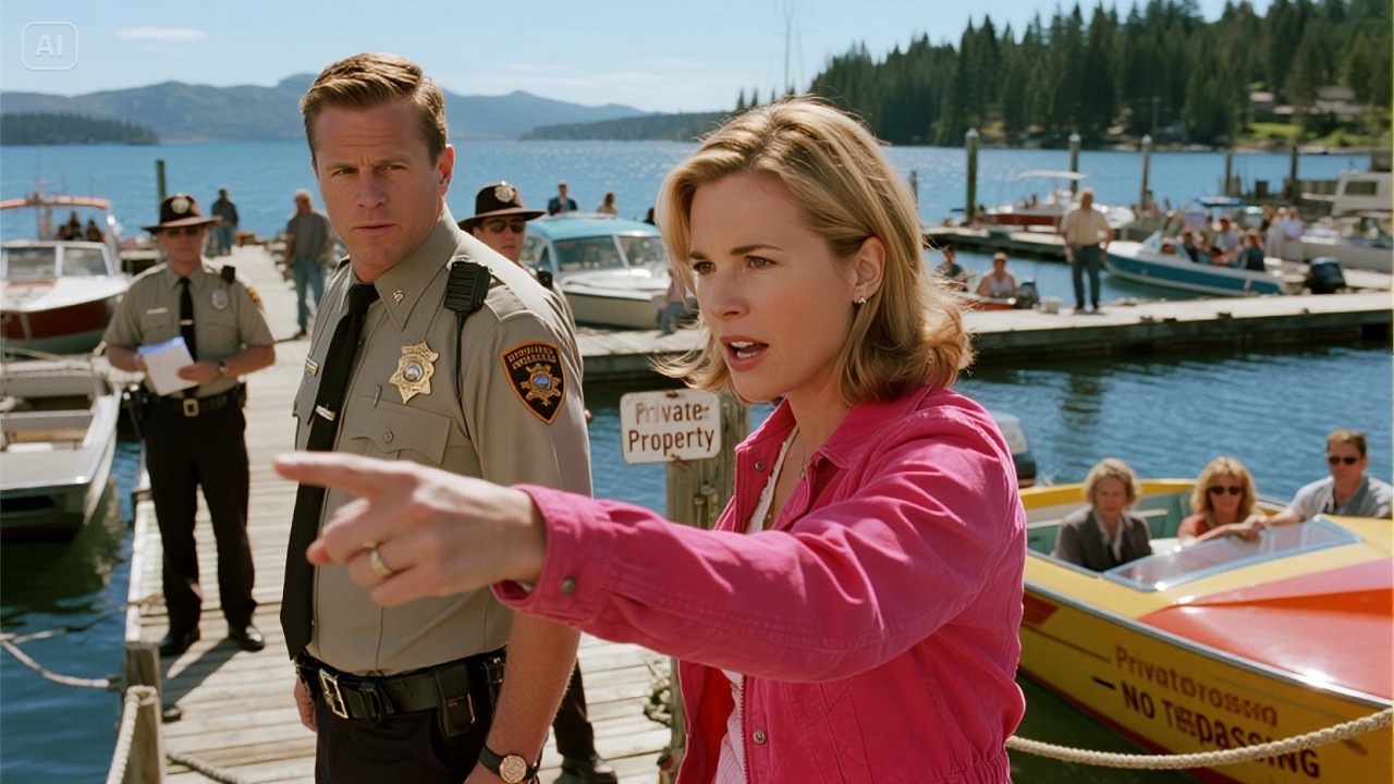 HOA Karen Kicked My Guests Off the Lake  Froze When I Said Its Private Land