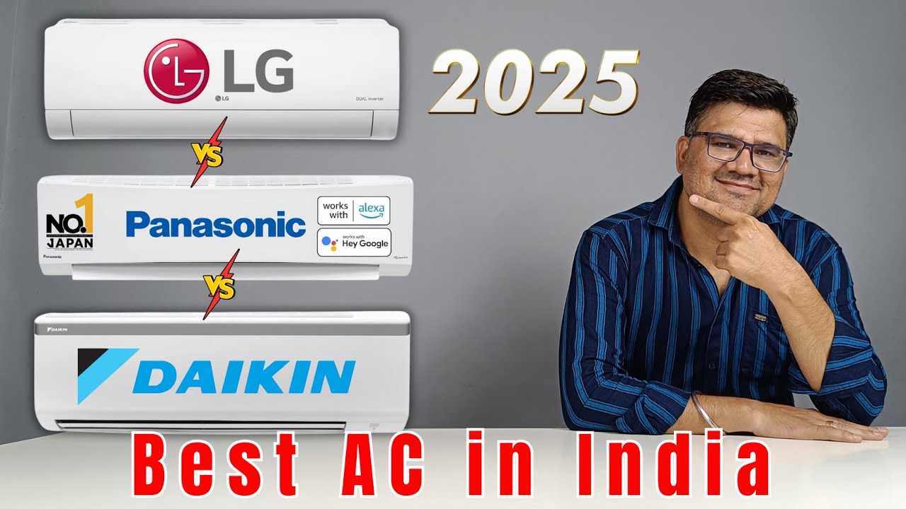 Best 1.5 Ton AC 2025 ⚡ LG vs Panasonic vs Daikin AC Comparison ⚡  Best AC 2025