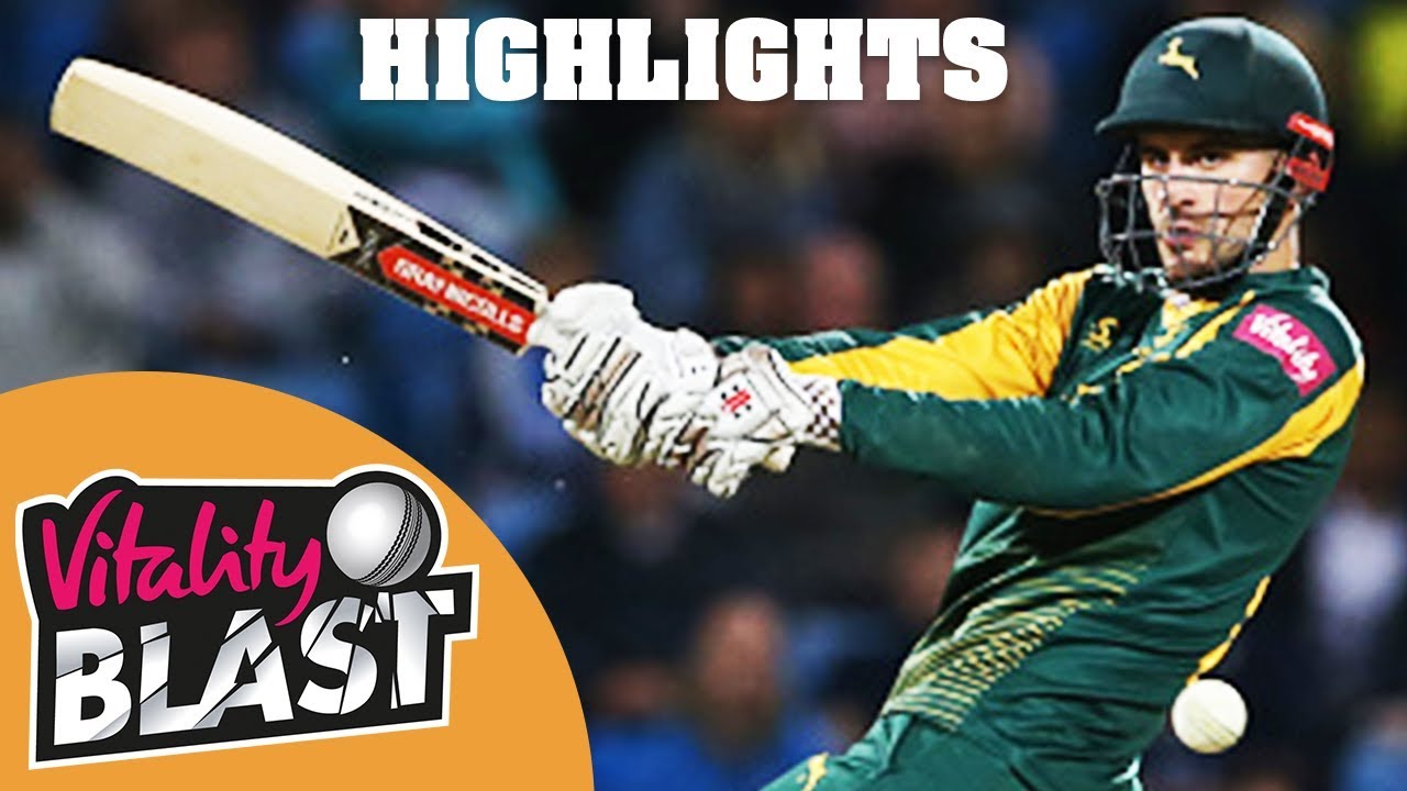 Alex Hales Stars In Quarter-Final Play-Off | Yorkshire v Notts | Vitality Blast 2018 - Highlights