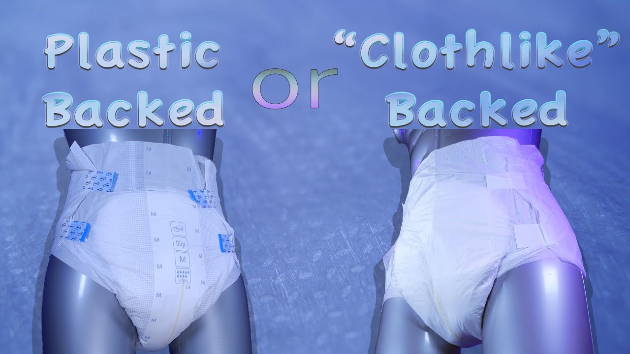 Plastic backed or clothlike backed,  what's best for me?  #adultdiaper