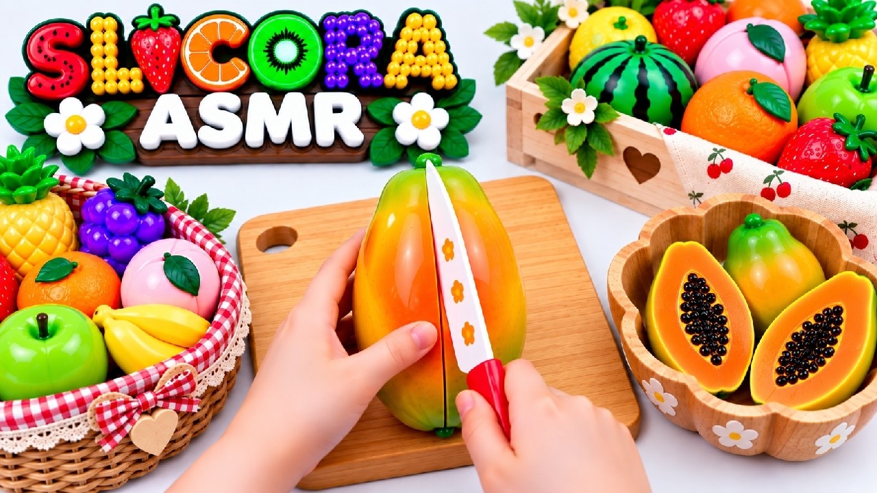 Refreshing ASMR Fruit Sounds 🍅