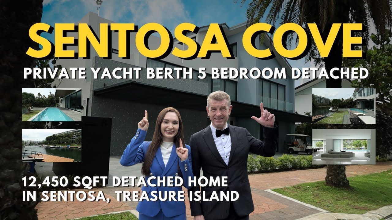 Foreigner-Eligible Landed Home in Sentosa Cove | 12,540 sqft Built-Up Luxury
