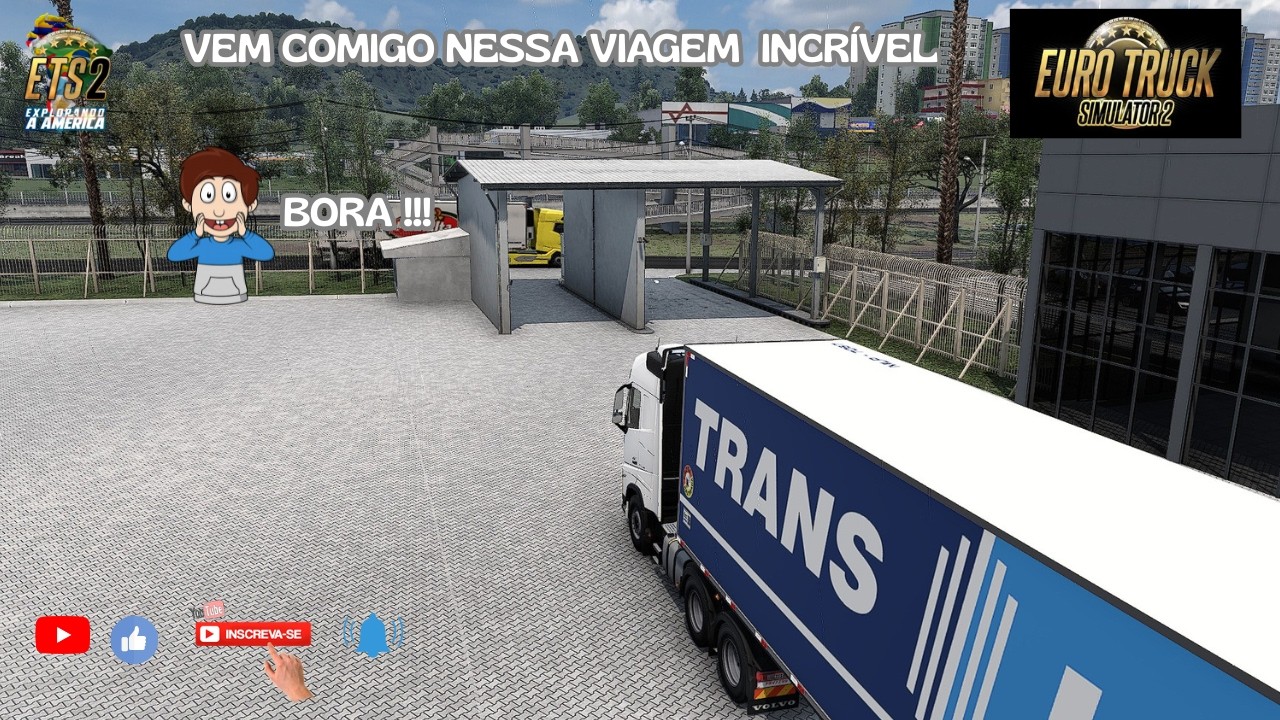 VEM COMIGO NESSA VIAGEM INCRÍVEL no Euro Truck Simulator 2