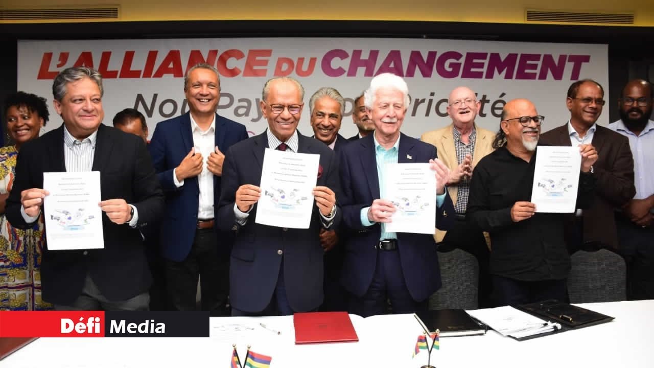 Conférence de presse de l'Alliance du Changement