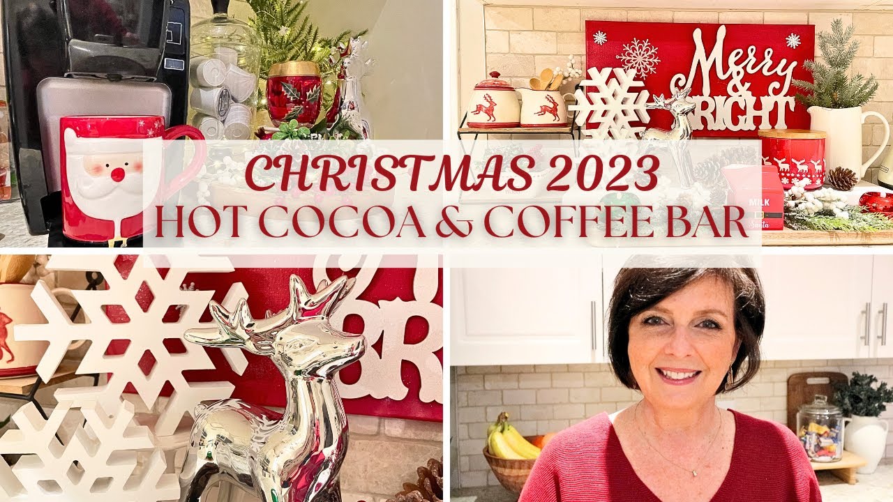 Get Your Christmas Coffee Bar Ready For 2023 With These Cozy Decorating Ideas!