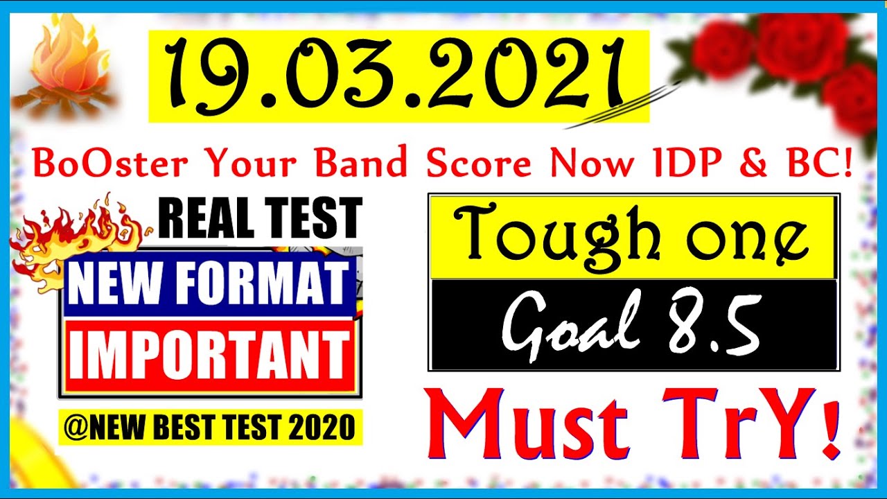 IELTS LISTENING PRACTICE TEST 2021 WITH ANSWERS | 19.03.2021 | TOUGH LISTENING