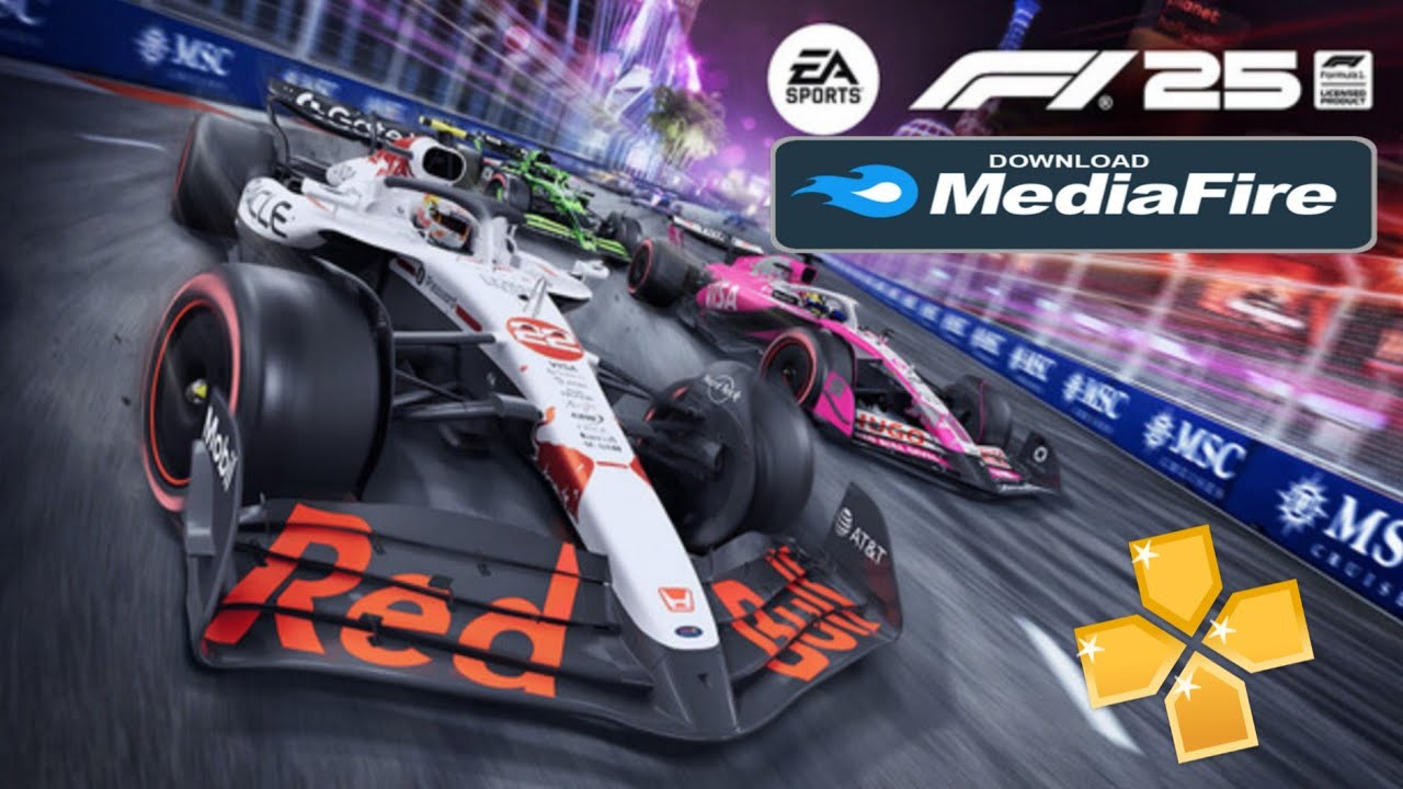 F1 25 PPSSPPP Offline Android | Formula 1 2026 PSP PPSSPP Game Mobile Android Mediafire