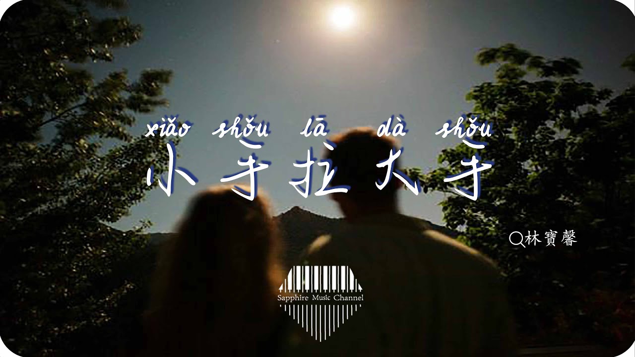 小手拉大手-林宝馨『你大大的勇敢保護著我，我小小的關懷喋喋不休，感謝我們一起走了那麽久』💎熱歌速遞 ♫動態歌詞lyrics/pīn yīn gē c&iacute; ♫