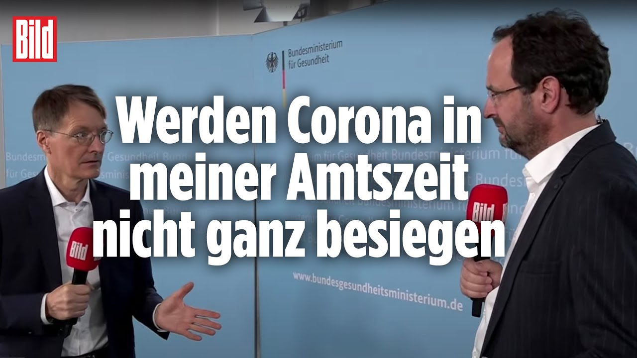 Karl Lauterbach &uuml;ber Imfpflicht, Booster-Impfung und Angriffe auf sein B&uuml;ro | BILD Live