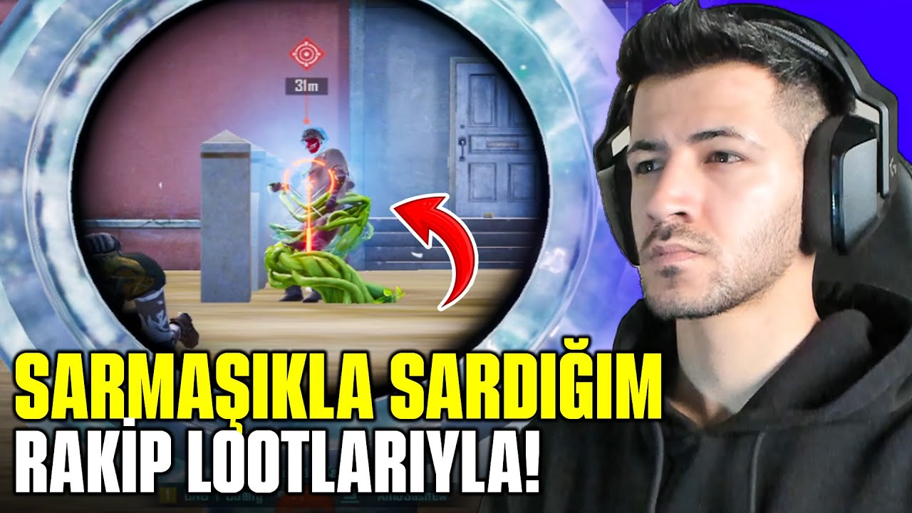 SARMAŞIK İLE SARDIĞIM RAKİP LOOTLARIYLA WİN ALMAK? Pubg mobile