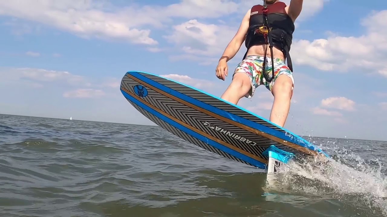 Foilen bei 4-5 Knoten Wind