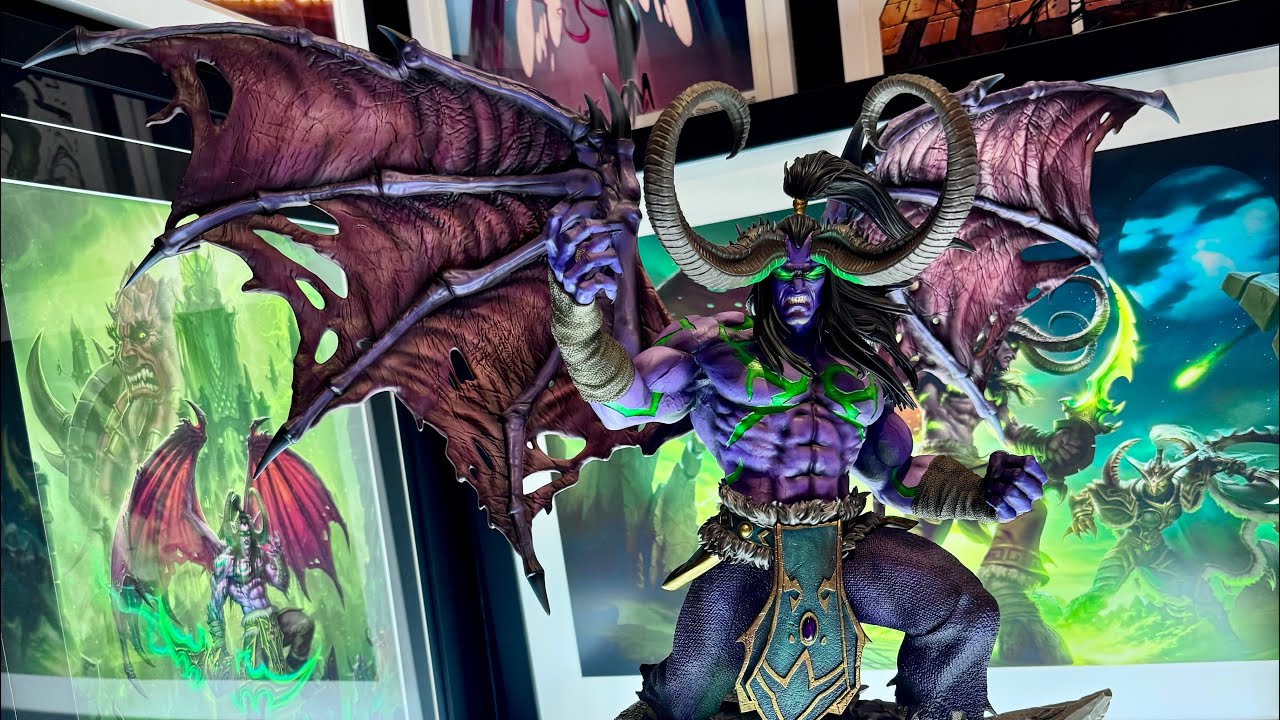 Hex Collectibles Illidan 1/6 Hearthstone World of Warcraft Unboxing